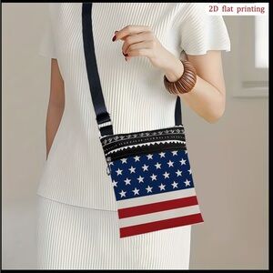 Women’s American Flag Crossbody Bag - Unbranded